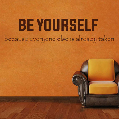 83% OFF on D��cor Kafe Decal Style Be Yourself Wall Art Large Size-48*10 Inch Wall Sticker Sticker Pack of 1 83% OFF on D��cor Kafe Decal Style Be Yourself Wall Art Large Size-48*10 Inch Wall Sticker Sticker Pack of 1