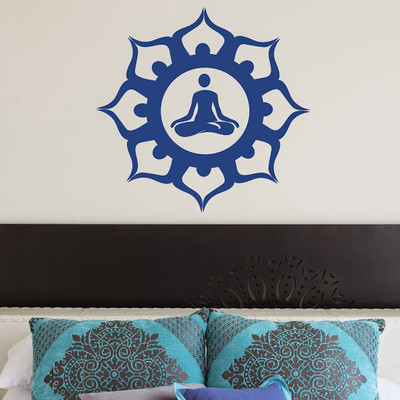 50% OFF on DeStudio Yoga Peace Calm Buddha Symbol Decal Wall Sticker Sticker
