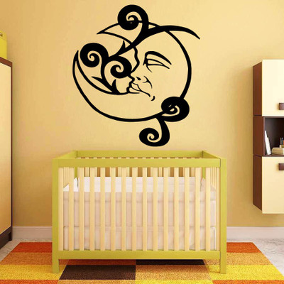 87% OFF on D��cor Kafe Decal Style Baby Moon Wall Large Size-30*45 Inch Color - Black Vinyl Film Sticker Pack of 1 87% OFF on D��cor Kafe Decal Style Baby Moon Wall Large Size-30*45 Inch Color - Black Vinyl Film Sticker Pack of 1