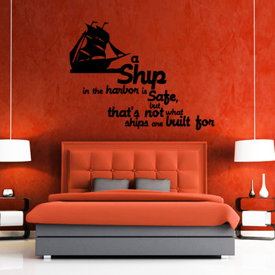 30% OFF on Creative Width Decor Ship In The Harbour Vinyl Sticker Sticker Pack of 1 30% OFF on Creative Width Decor Ship In The Harbour Vinyl Sticker Sticker Pack of 1