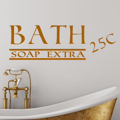 50% OFF on DeStudio Retro Vintage Money Joke Color Brown Size 150 X 60 Cms Wall Sticker