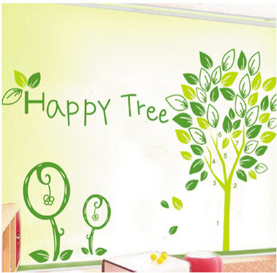 33% OFF on Pindia Quote Happy Green Tree Design Wall Sticker 33% OFF on Pindia Quote Happy Green Tree Design Wall Sticker