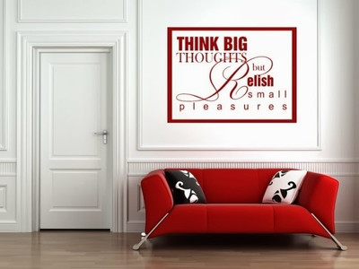 75% OFF on DeStudio DeStudio Think Big Thoughs One Wall Stickers Size LARGE WALL STICKER Sticker