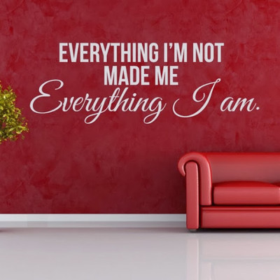 84% OFF on DeStudio DeStudio Everything I am Wall Stickers Size JUMBO WALL STICKER Sticker