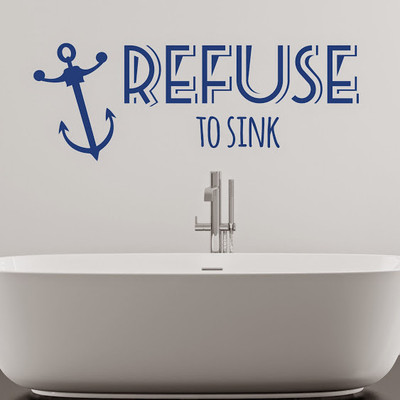 50% OFF on DeStudio Sink Anchor Wall Sticker Sticker