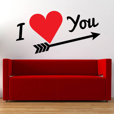 80% OFF on Decor Kafe Decal Style Love You Large Size-30*15 Inch Vinyl Film Sticker Pack of 1 80% OFF on Decor Kafe Decal Style Love You Large Size-30*15 Inch Vinyl Film Sticker Pack of 1