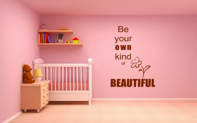 50% OFF on DeStudio DeStudio Be Your Own Kind Of Beautiful One Wall Stickers Size GIANT WALL STICKER Sticker