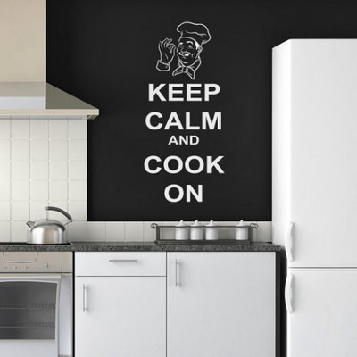 84% OFF on DeStudio DeStudio Keep Calm And Cook One Wall Stickers Size JUMBO WALL STICKER Sticker