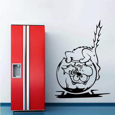 50% OFF on DeStudio DeStudio Cat In Trouble Wall Stickers Size MEGA WALL STICKER Sticker