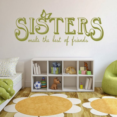 50% OFF on DeStudio DeStudio Sisters The Best Friends Wall Stickers Size GIANT WALL STICKER Sticker