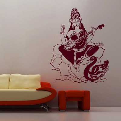 40% OFF on Creative Width Decor Maa Saraswati Vinyl Sticker Sticker Pack of 1 40% OFF on Creative Width Decor Maa Saraswati Vinyl Sticker Sticker Pack of 1