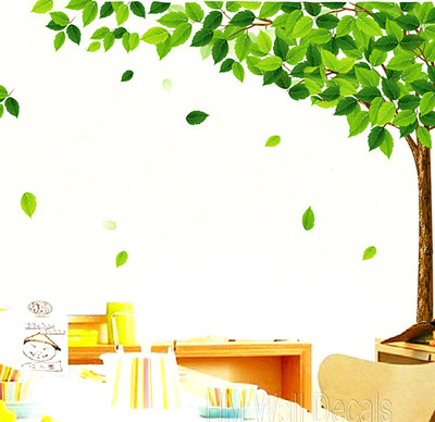 33% OFF on Pindia Green Leaf Tree Design Wall Sticker 33% OFF on Pindia Green Leaf Tree Design Wall Sticker