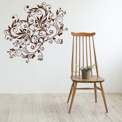 84% OFF on D��cor Kafe Decal Style Creative Floral Wall Art Medium Size-26*25 Inch Wall Sticker Sticker Pack of 1 84% OFF on D��cor Kafe Decal Style Creative Floral Wall Art Medium Size-26*25 Inch Wall Sticker Sticker Pack of 1