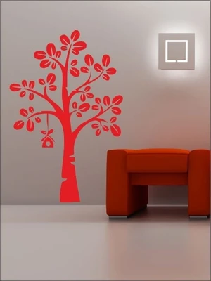 80% OFF on Wall1ders Tree & Bird House PVC Vinyl Sticker Sticker Pack of 1