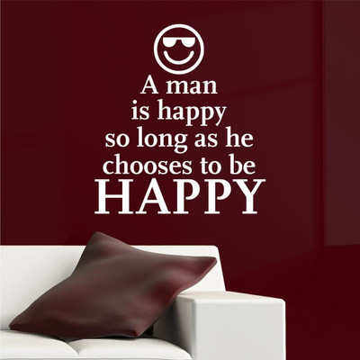 25% OFF on Chipakk Quotes 11- White Medium Pigmented Polyvinyl Films Imported Sticker