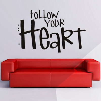 44% OFF on DeStudio Follow Your Heart Size Tiny Wall Sticker