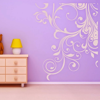 50% OFF on DeStudio Floral Corner Decoration Size Giant WALL STICKER Sticker