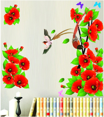 33% OFF on Pindia 3d Flower & Birds Wall Sticker 33% OFF on Pindia 3d Flower & Birds Wall Sticker