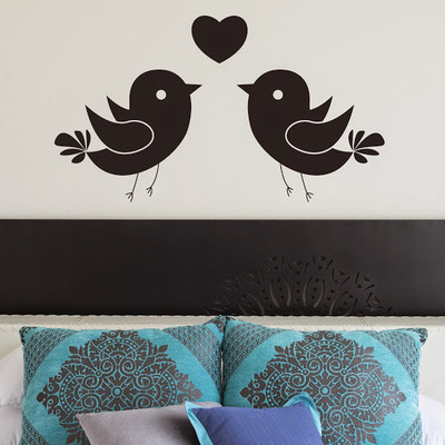 80% OFF on DeStudio Birds Love Heart Cute Wall Sticker Sticker 80% OFF on DeStudio Birds Love Heart Cute Wall Sticker Sticker