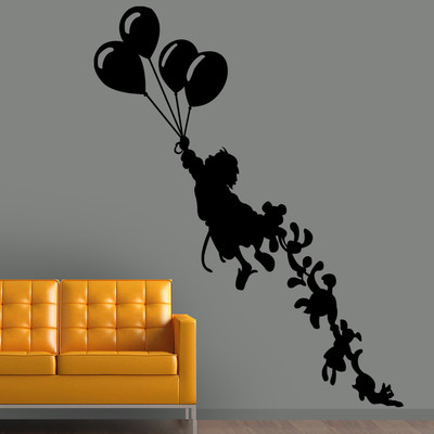 30% OFF on Creative Width Decor Flying With Baloons Vinyl Sticker Sticker Pack of 1 30% OFF on Creative Width Decor Flying With Baloons Vinyl Sticker Sticker Pack of 1