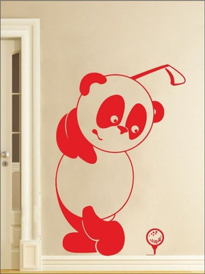 82% OFF on Wall1ders Panda The Golfer PVC Vinyl Sticker Sticker Pack of 1 82% OFF on Wall1ders Panda The Golfer PVC Vinyl Sticker Sticker Pack of 1