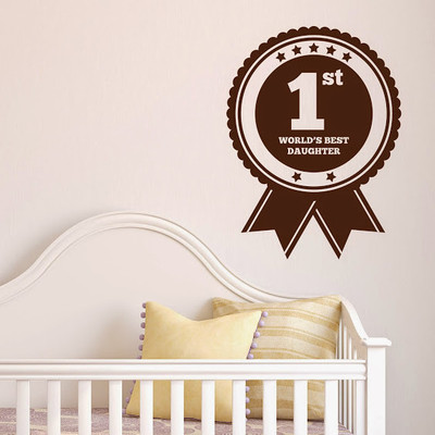 50% OFF on DeStudio Best Daughter Badge Medal Decal Vinyl Wall Sticker Sticker 50% OFF on DeStudio Best Daughter Badge Medal Decal Vinyl Wall Sticker Sticker