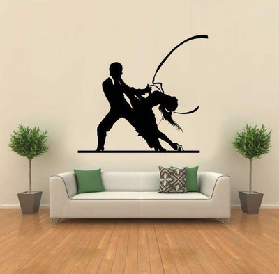 43% OFF on Hoopoe Decor Salsa Wall Sticker Pack of 1