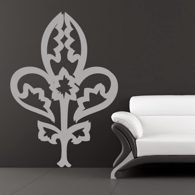 50% OFF on DeStudio Floral Head One Size Giant WALL STICKER Sticker