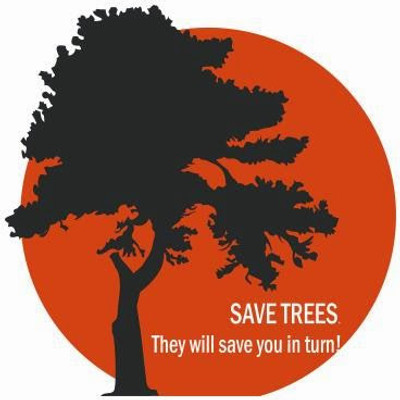 50% OFF on DeStudio DeStudio Save Tree Quote One Wall Stickers Size JUMBO WALL STICKER Sticker