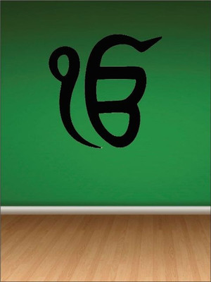 71% OFF on Wall1ders Ek Onkar PVC Vinyl Sticker Pack of 1