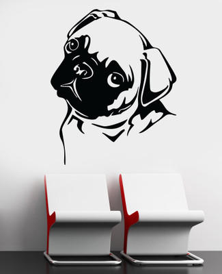 82% OFF on D��cor Kafe Decal Style Pug Wall Sticker Medium Size-22*27 Inch Wall Sticker Sticker Pack of 1 82% OFF on D��cor Kafe Decal Style Pug Wall Sticker Medium Size-22*27 Inch Wall Sticker Sticker Pack of 1