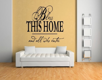 50% OFF on DeStudio DeStudio Bless This Home And All Who Enter One Wall Stickers Size GIANT WALL STICKER Sticker