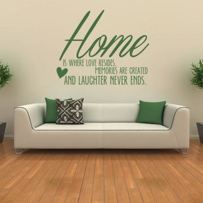 50% OFF on DeStudio DeStudio Home Is Where Love Wall Stickers Size LARGE WALL STICKER Sticker