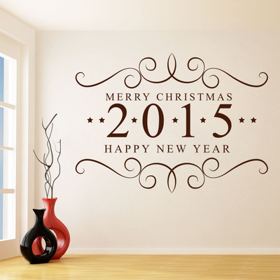 81% OFF on D��cor Kafe Decal Style 2015 HNY Wall Art Large Size-26*19 Inch Wall Sticker Sticker Pack of 1 81% OFF on D��cor Kafe Decal Style 2015 HNY Wall Art Large Size-26*19 Inch Wall Sticker Sticker Pack of 1