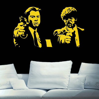 50% OFF on DeStudio Pulp Fiction Movie Film Decal2 Wall Sticker Sticker