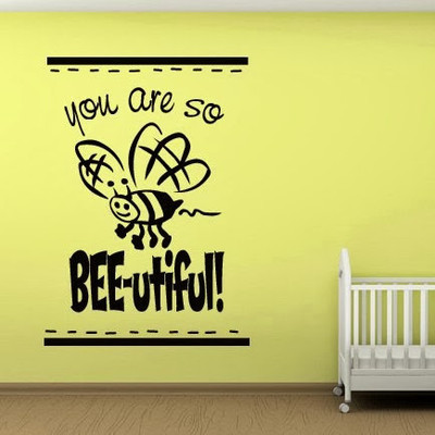 50% OFF on DeStudio DeStudio You Are So Bee-utiful Wall Stickers Size MEGA WALL STICKER Sticker