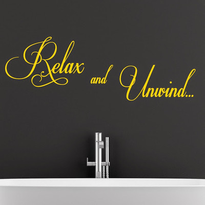 50% OFF on DeStudio Relax Unwind Two Color Yellow Size 150 X 60 Cms Wall Sticker