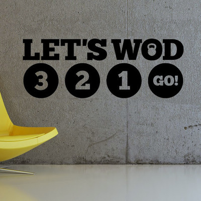 68% OFF on DeStudio Lets Workout Fitness Gym Decal Vinyl Wall Sticker Sticker 68% OFF on DeStudio Lets Workout Fitness Gym Decal Vinyl Wall Sticker Sticker