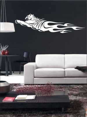 39% OFF on Wall1ders Fire Flying Tiger PVC Vinyl Sticker Sticker Pack of 1