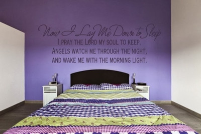 50% OFF on DeStudio DeStudio Now I Lay Me Down One Wall Stickers Size GIANT WALL STICKER Sticker