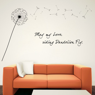 51% OFF on D��cor Kafe Decal Style May my Love Fly Wall Sticker Tiny Size-17*11 Inch Wall Sticker Sticker Pack of 1