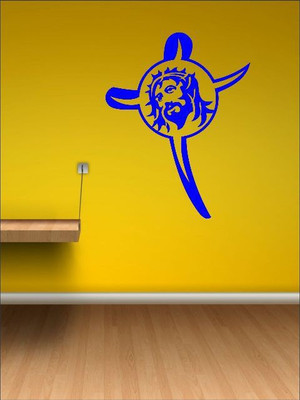 77% OFF on Wall1ders Jesus Cross Sticker Sticker Pack of 1