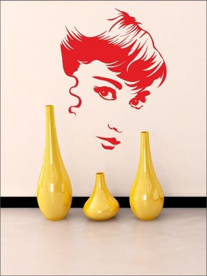 84% OFF on Wall1ders Audrey Hepburn Sketch PVC Vinyl Sticker Sticker Pack of 1