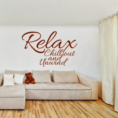 50% OFF on DeStudio DeStudio Relax chill Out One Wall Stickers Size LARGE WALL STICKER Sticker