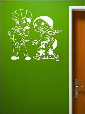 80% OFF on Wall1ders Bheem & Chutki 36 Sticker Sticker Pack of 1 80% OFF on Wall1ders Bheem & Chutki 36 Sticker Sticker Pack of 1