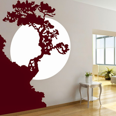50% OFF on DeStudio DeStudio Sunset Tree Two Wall Stickers Size SUPER WALL STICKER Sticker