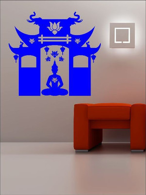 87% OFF on Wall1ders Temple Buddha Sticker Sticker Pack of 1