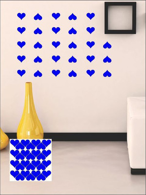 77% OFF on Wall1ders 28 Heart Sticker Sticker Pack of 1