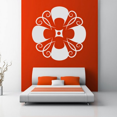 50% OFF on DeStudio Floral Swirl Decorative Size Mega Wall Sticker