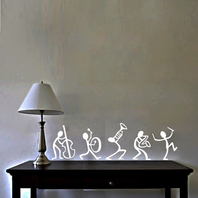 50% OFF on DeStudio DeStudio Enjoy With Band One Wall Stickers Size MEGA WALL STICKER Sticker